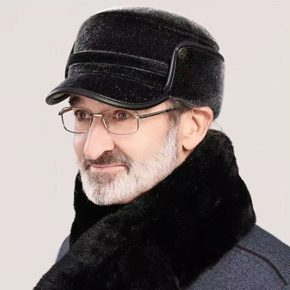 New Warm Lei Feng Hat Imitation Mink Windproof Ear Protection Hat
