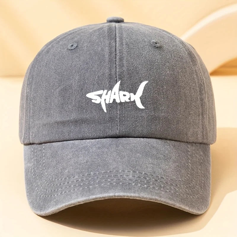 Fashionable Shark Print Baseball Cap