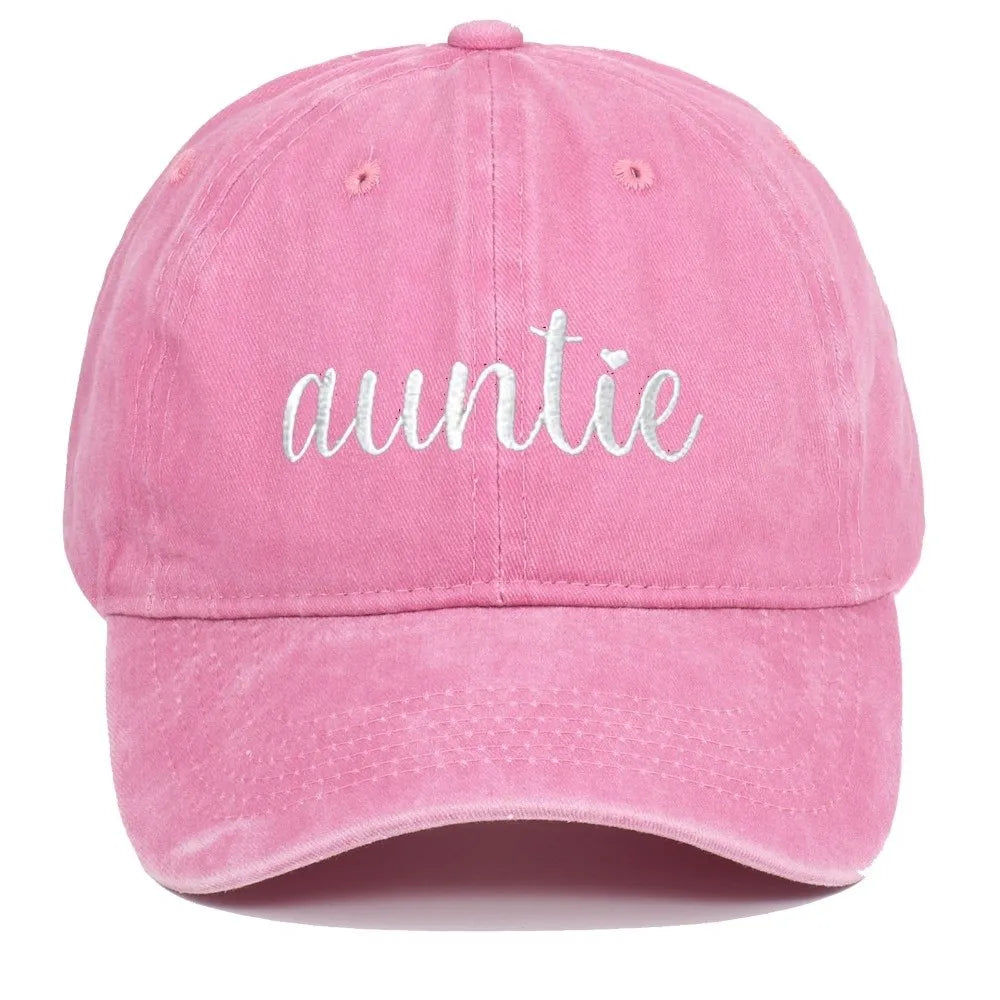 Fashion Washed Cotton Uncle Auntie Matching Caps