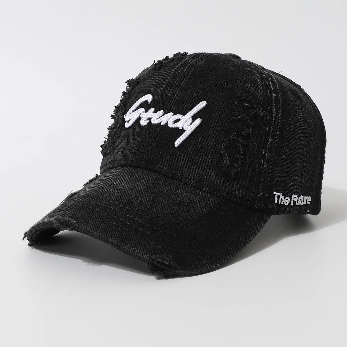 Vintage Korean Distressed Baseball Cap