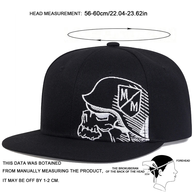 Unisex Helmeted Man Embroidery Hip-Hop Hats