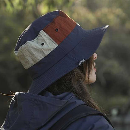 Sun Protection Wide Brim Bucket Hat Breathable Fisherman Hat Camping