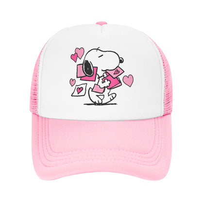 Snoopy Beagle Scouts Adult Outdoor Cartoon Mesh Baseball Cap Summer