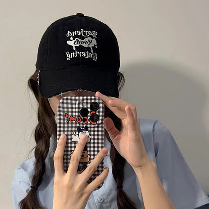 Embroidery Letter Baseball Caps for Women