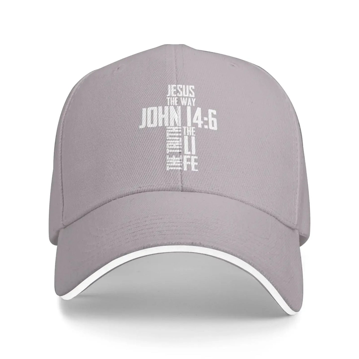 Mandev Original Classic Casquette Hat Men Women Christian Bible Verse Jesus The Way John 14:6 Baseball Cap