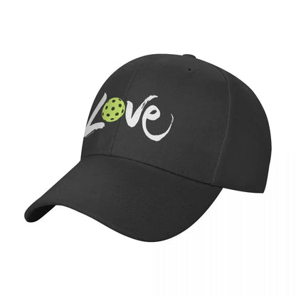 Pickleball Love (white lettering) Baseball Cap