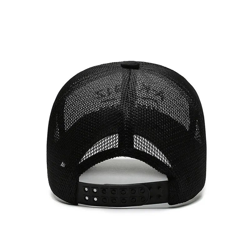 Summer Hats For Men And Women Mesh Baseball Caps Fashion Embroidered Visor Hat