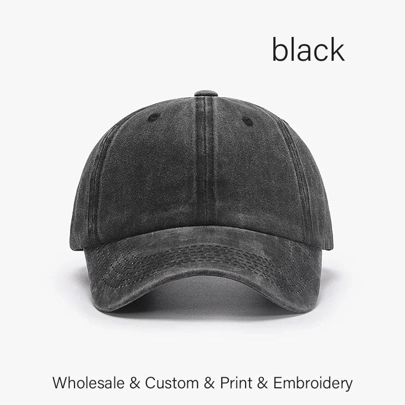 Men And Women DIY Design Letter Embroidery Hat