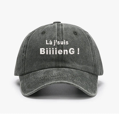 Fashion Brand Embroidery France Biiiieng Soft Men Baseball Caps