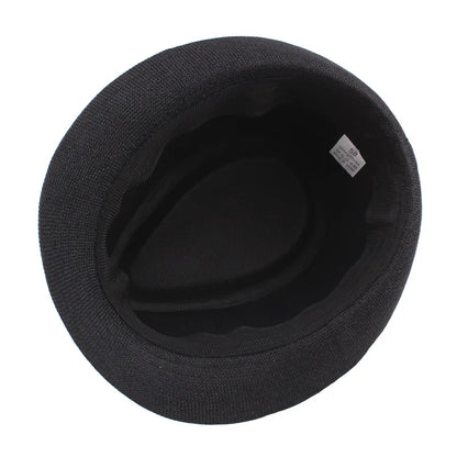 Trendy Wide Brim Men Straw Hat Women Summer Solid Color Fedoras Jazz Sun Cap
