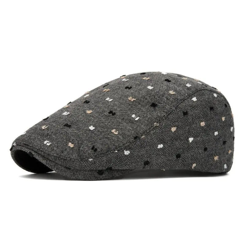 Four Seasons Cotton Print Newsboy Caps
