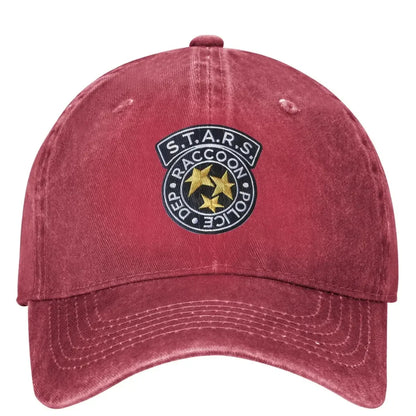 Stars Logo Baseball Cap Residents Evils Game Unisex Teens Design Hip Hop