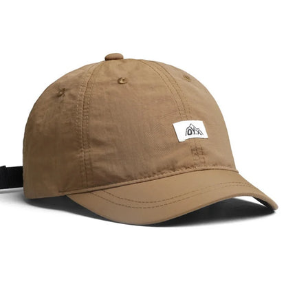 Unisex Retro Baseball Cap With Short Brim, Adjustable And Quick-Drying Peaked Hat
