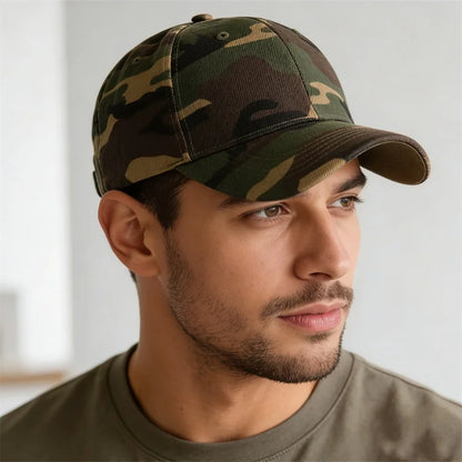 Men Women Camouflage Printed Baseball Caps