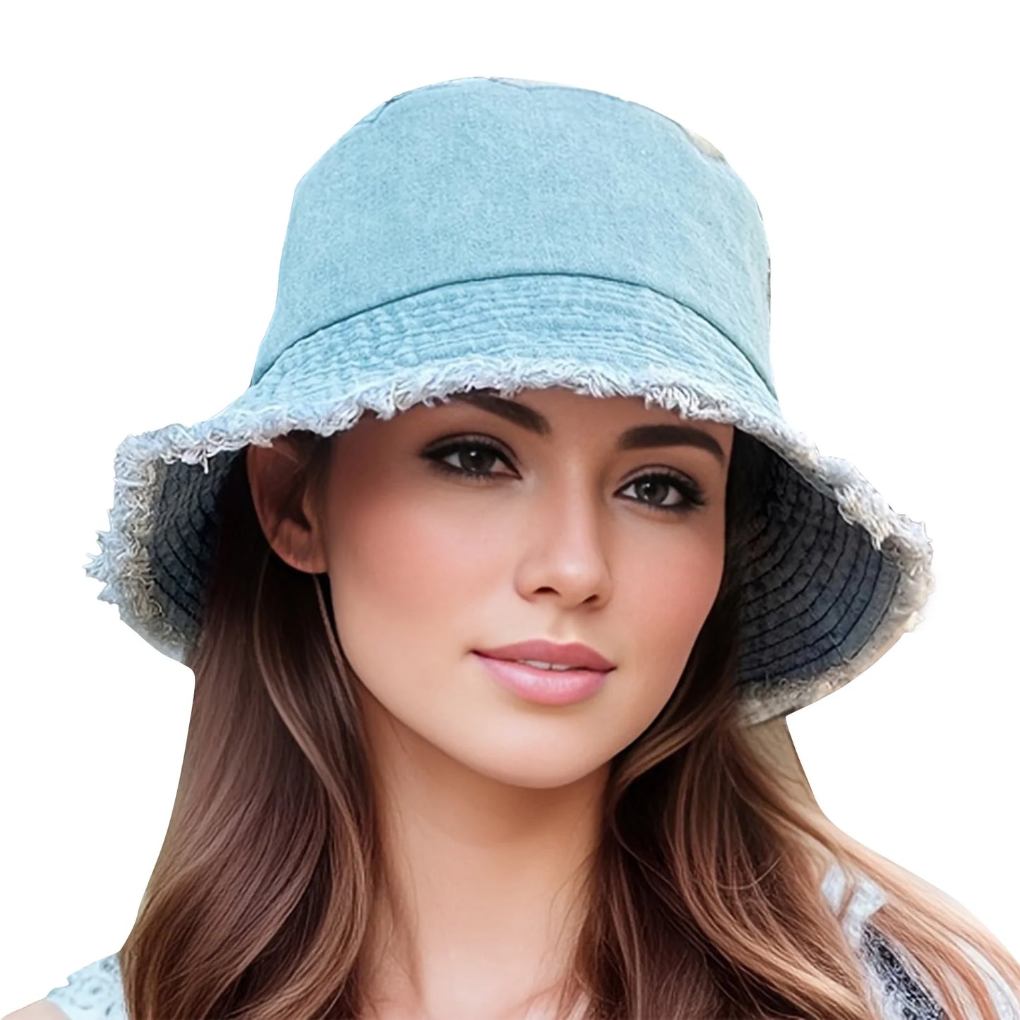 Trendy Bucket Hat Fisherman Bucket Hat Solid Color Retro