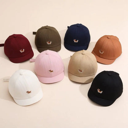 Cute Animal Embroidered Baby Baseball Hat Kids 1-3 Years
