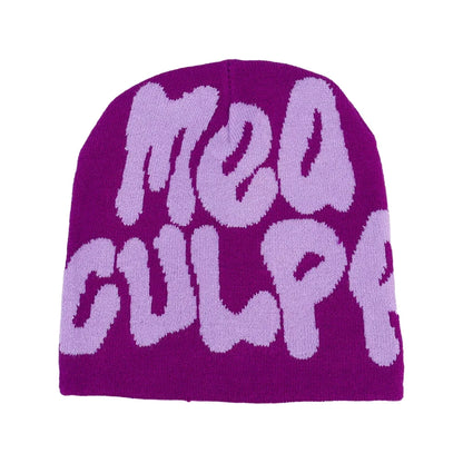 Knitting Beanies Hat Men Women Paragraph Quality Wool Cap