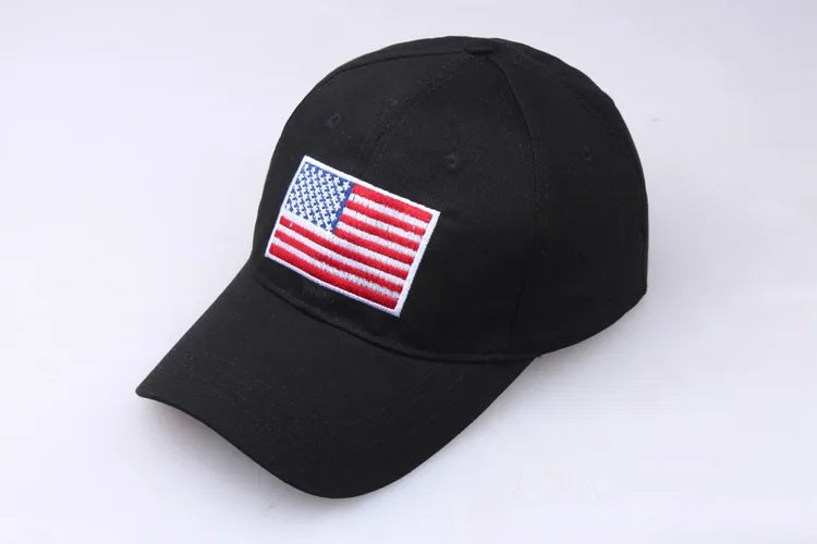 Hot Sales US Flag Cotton Baseball Hat Outdoor