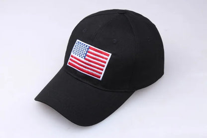 Hot Sales US Flag Cotton Baseball Hat Outdoor