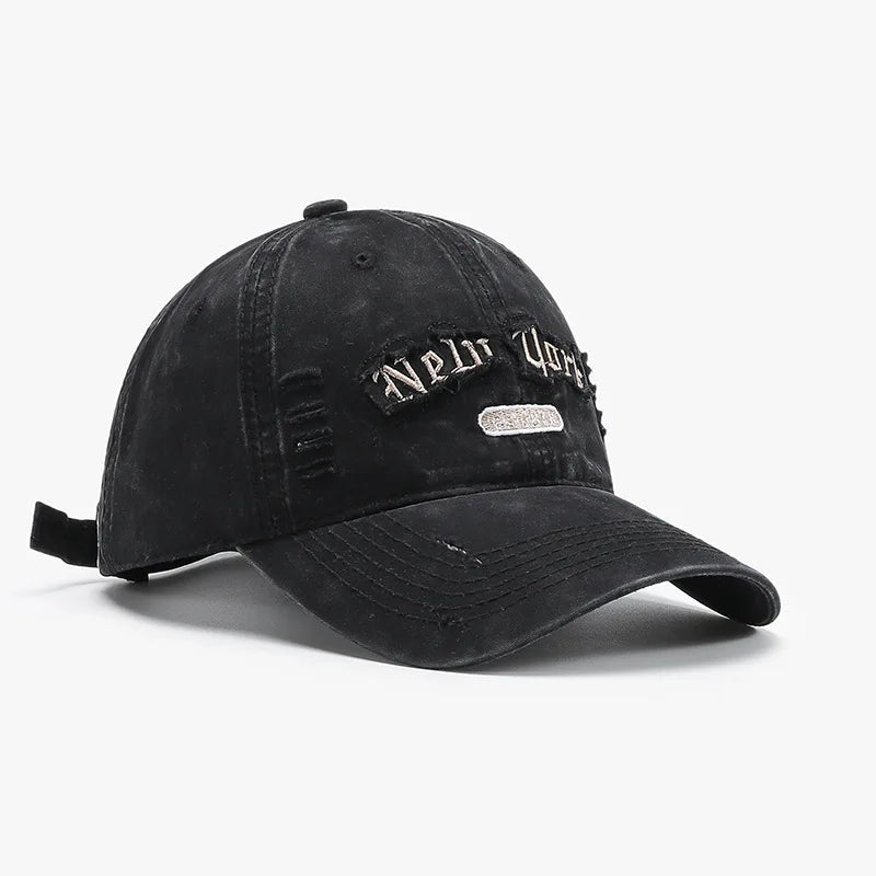 New Fashion Korean Baseball Cap Embroidery Travel Sun Hat
