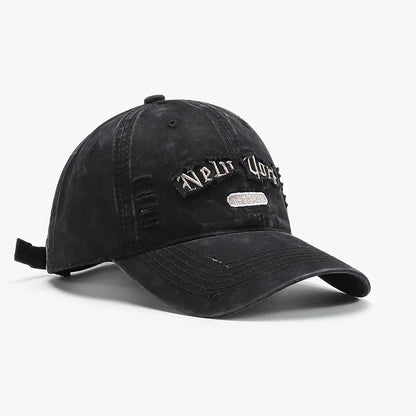 New Fashion Korean Baseball Cap Embroidery Travel Sun Hat