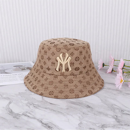 Unisex Letter Embroidery Fisherman Hat Women