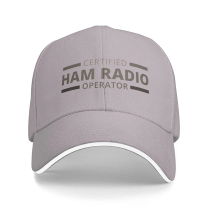 Amateur Ham Radio Baseball Cap Female Male