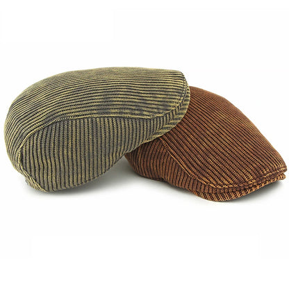 Men Berets Autumn Winter Knitted Hats For Women Artist Painter Beret Hat
