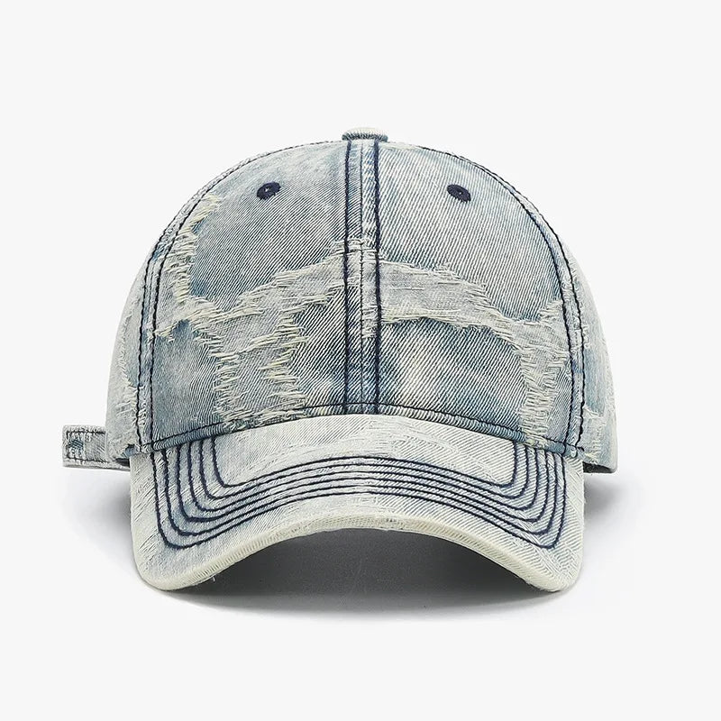 Vintage Washed Tie-Dye Baseball Cap For Men Women