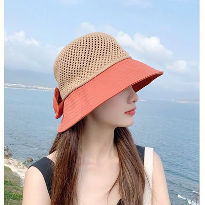 Outdoor UV Protection Sun Hat Summer Women's Bucket