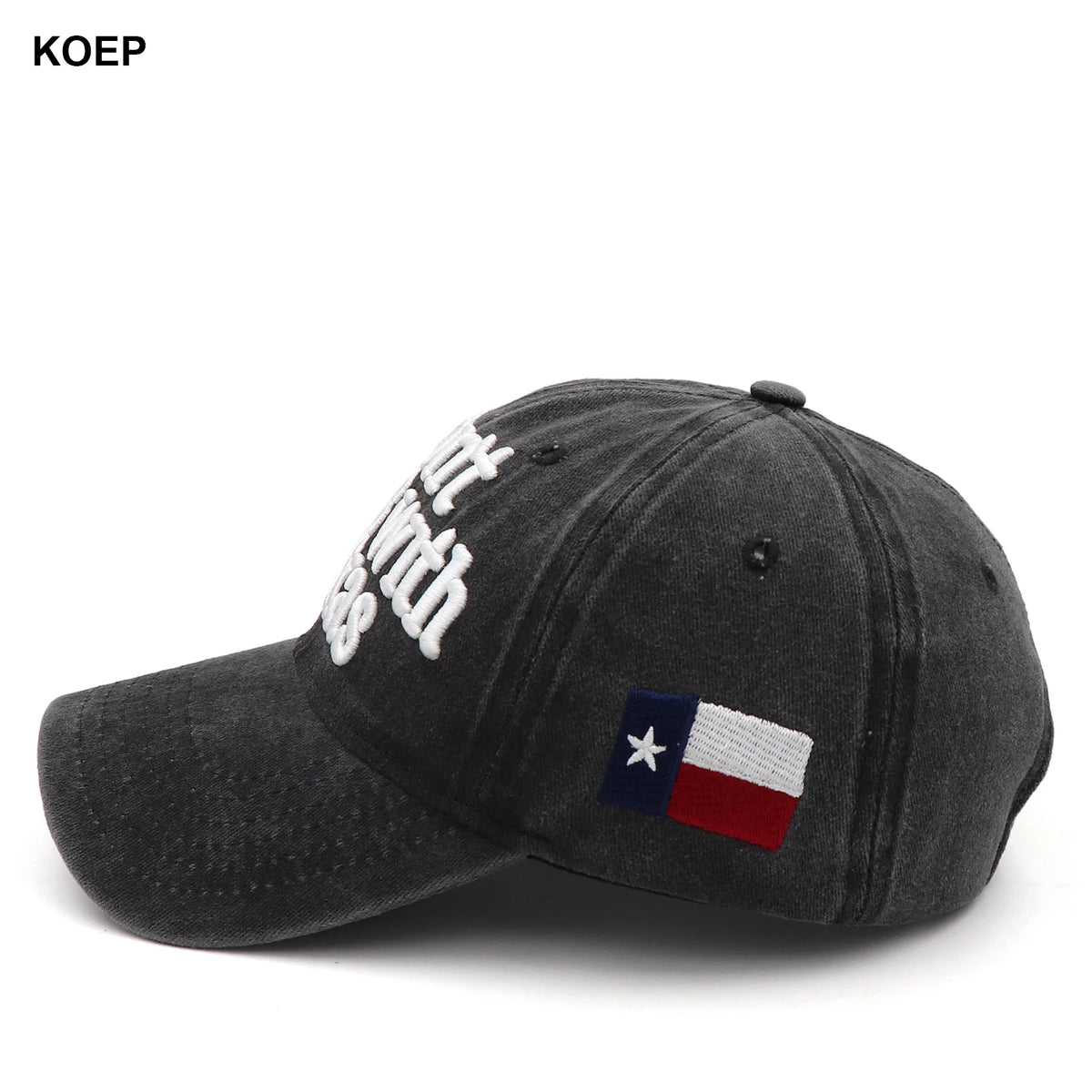 Washing With Water Don't Mess With Texas Baseball Cap