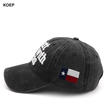 Washing With Water Don't Mess With Texas Baseball Cap