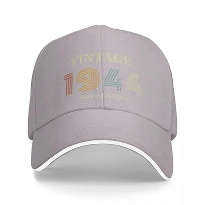 Summer Baseball Cap 1944 Vintage Birthday Gift Merch For Men Women