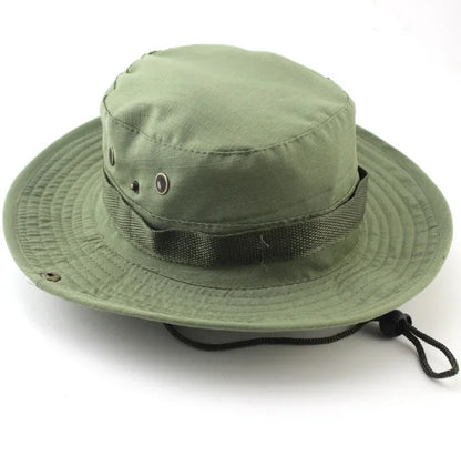 Men & Women Sun Hat Camouflage Cap Outdoor Sports Sun Bucket Cap 60cm