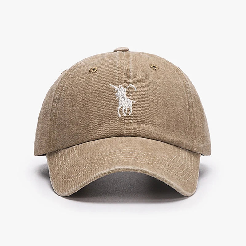 Embroidery Design Grim Reaper Japan Baseball Caps Men Women Soft Cotton Washed
