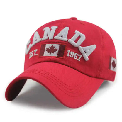 Fashion Cotton Canada Baseball Cap Flag of Canada Hat