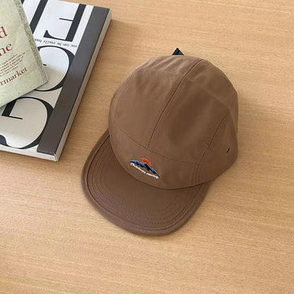 Korean Camping Outdoor Style Flat-Brim Hat Quick-Drying Baseball Cap