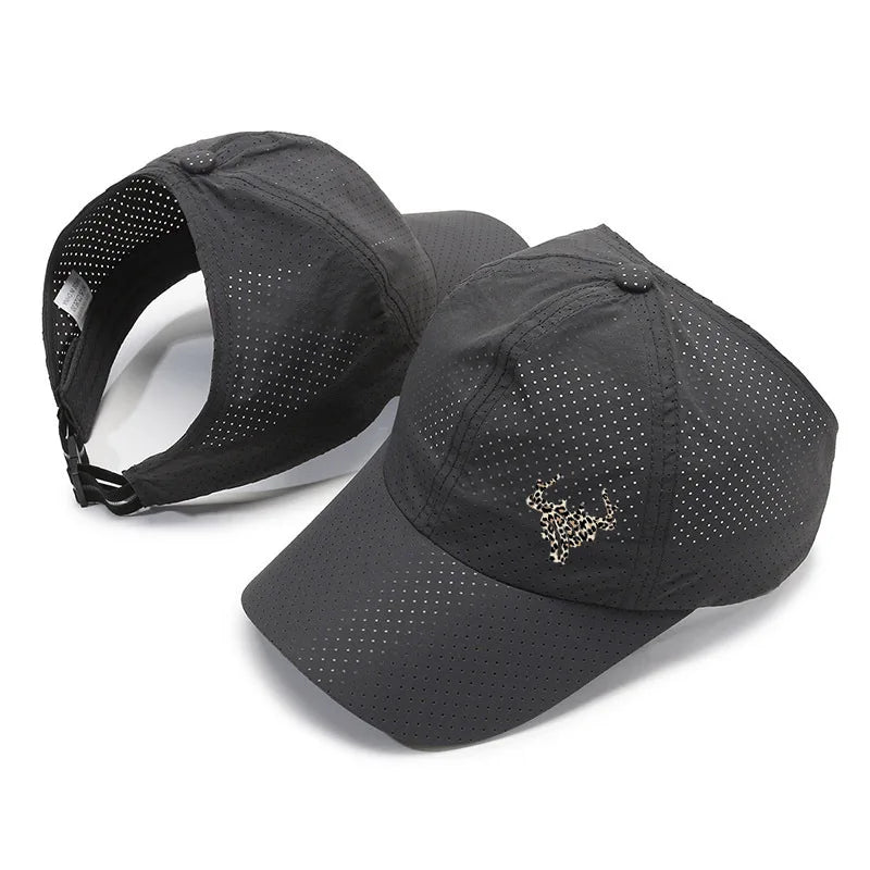 Cool Summer Women Ponytail Sun Caps Hat Female Outdoor Lady Baseball Cap For Women