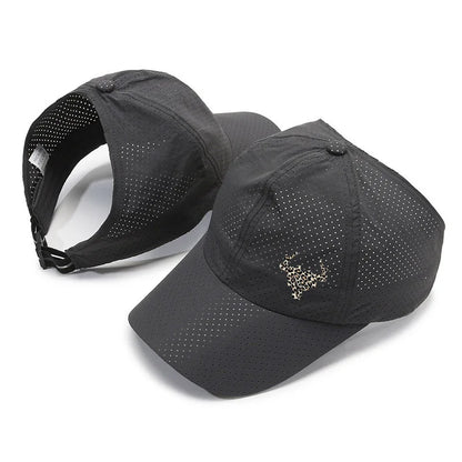 Cool Summer Women Ponytail Sun Caps Hat Female Outdoor Lady Baseball Cap For Women