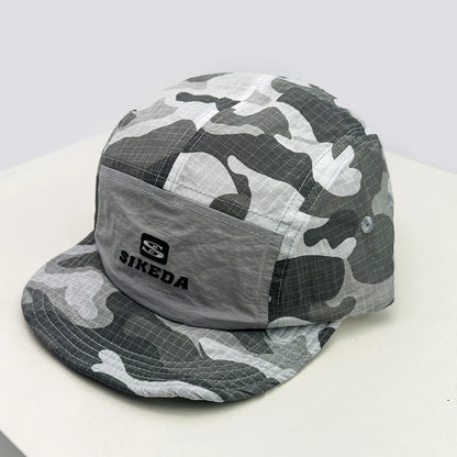 New Unisex Camo Quick Drying Letter Embroidery Baseball Hats