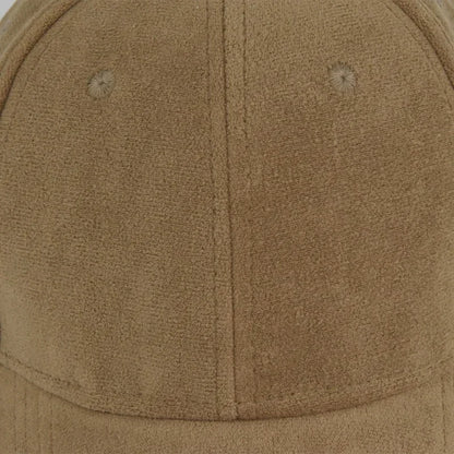 Fashion False Suede Baseball Caps For Men Women Autumn Winter Solid Retro Unisex  Adjustable Sun Caps