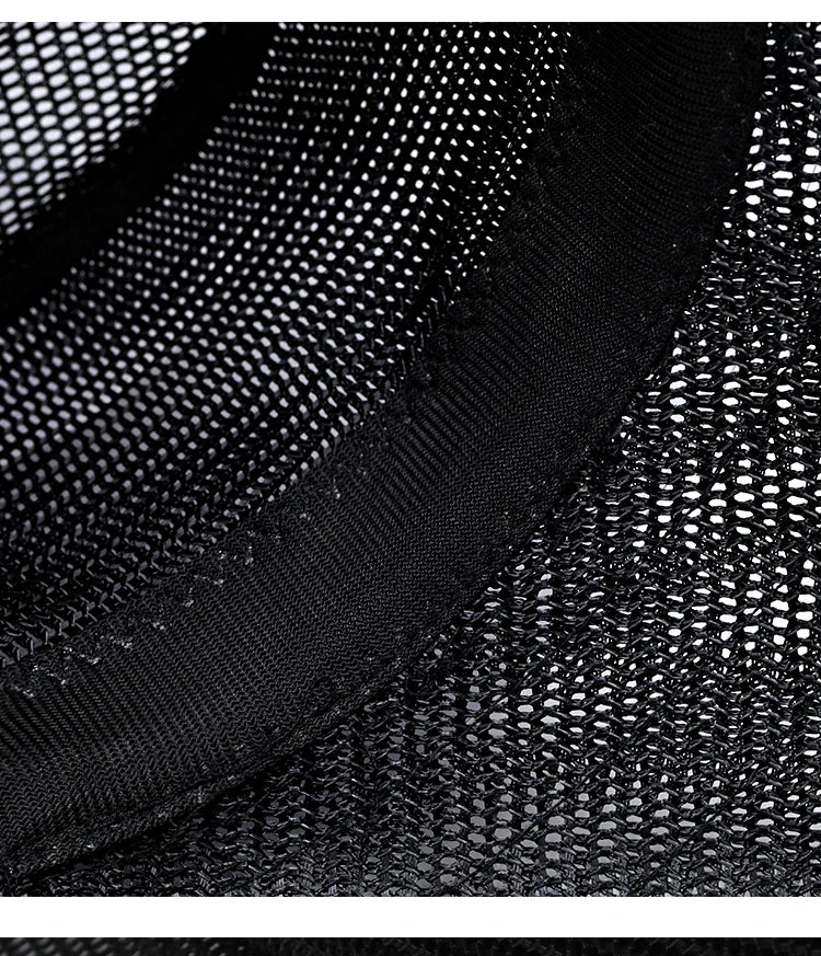 Summer Full Mesh Fisherman Hat Men's Sun Protection And Sunshade Hat