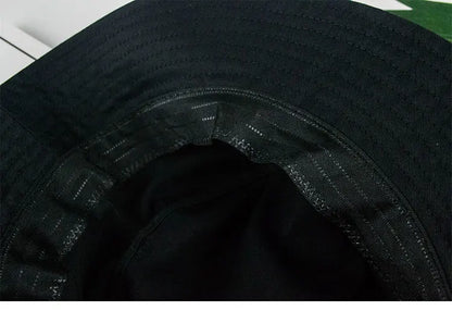 Solid Color Fisherman Hat Korean Trendy Hip Hop Bucket Hat Summer Flat Top Sun Cap Casual Outdoor