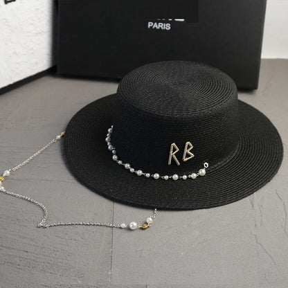 New Women Summer Hats Straw Sun Hat Panama Elegant Straw Fedoras