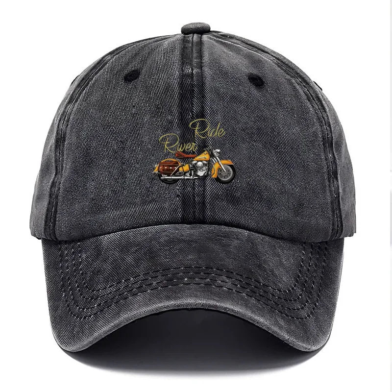 Customize Vintage Washed Cotton Baseball Cap Men