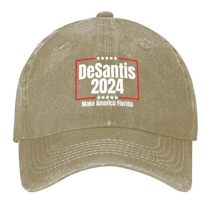Ron DeSantis Hat Make America Florida Baseball Cap