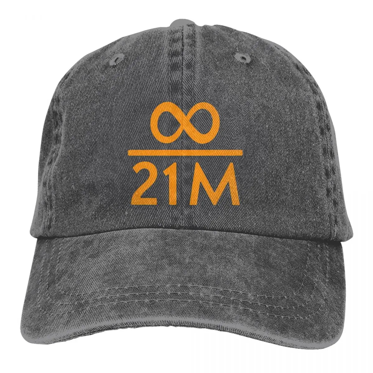 Infinity Divided By 21 Million Bitcoin Baseball Cap