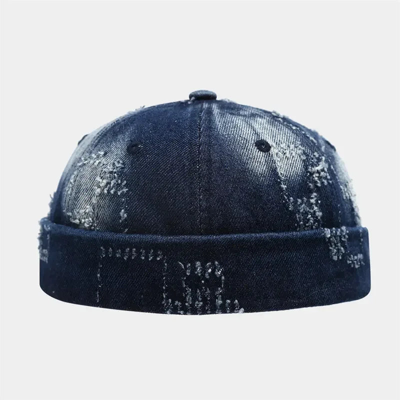 Spring And Summer Cotton Print Docker Cap