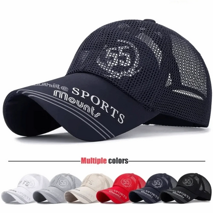 Casual Wide Brim Mesh Baseball Cap