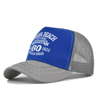 Spring Summer Printed Mesh Breathable Baseball Cap